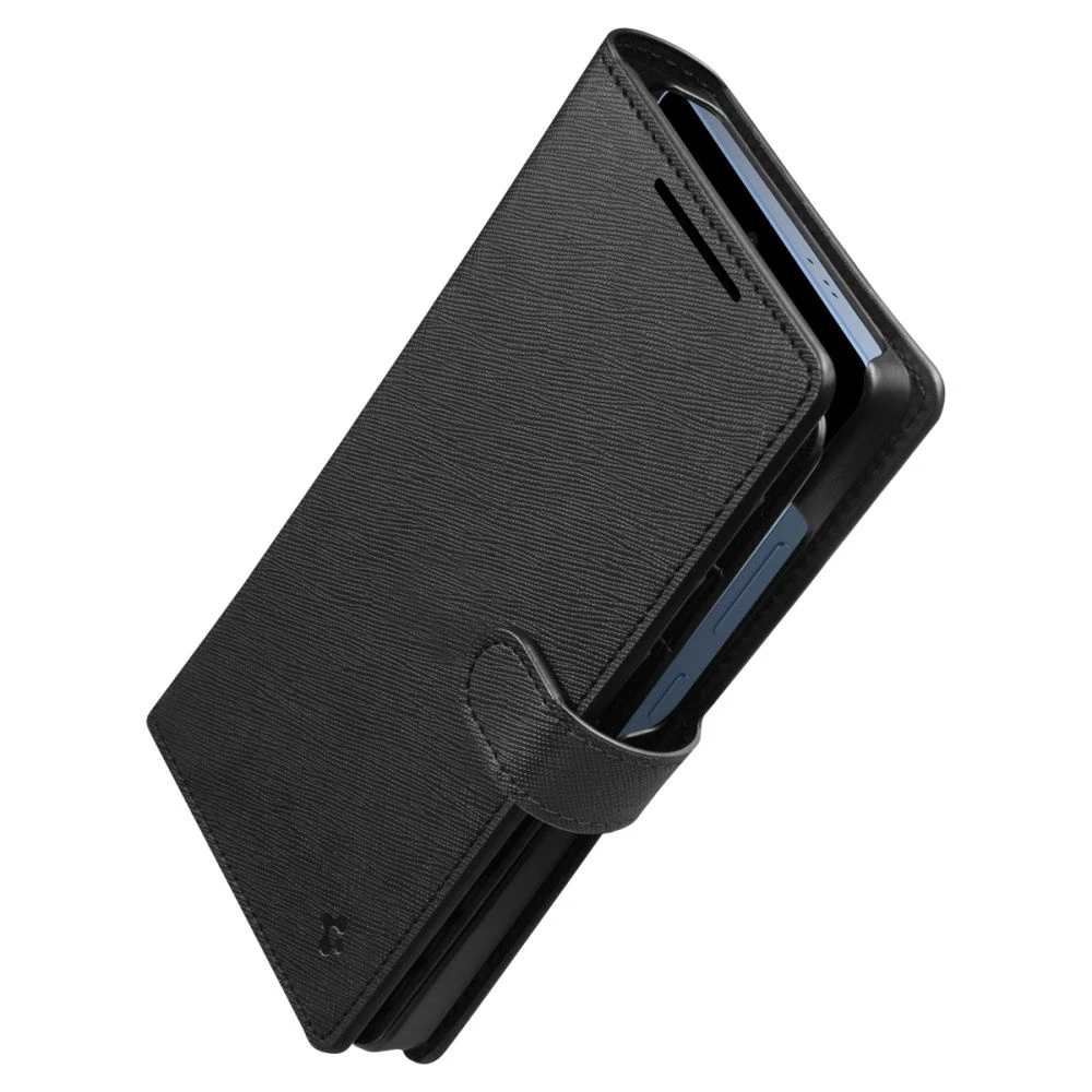Spigen Wallet „S” Samsung Galaxy S25 Ultra dėklas telefonui juodos spalvos
