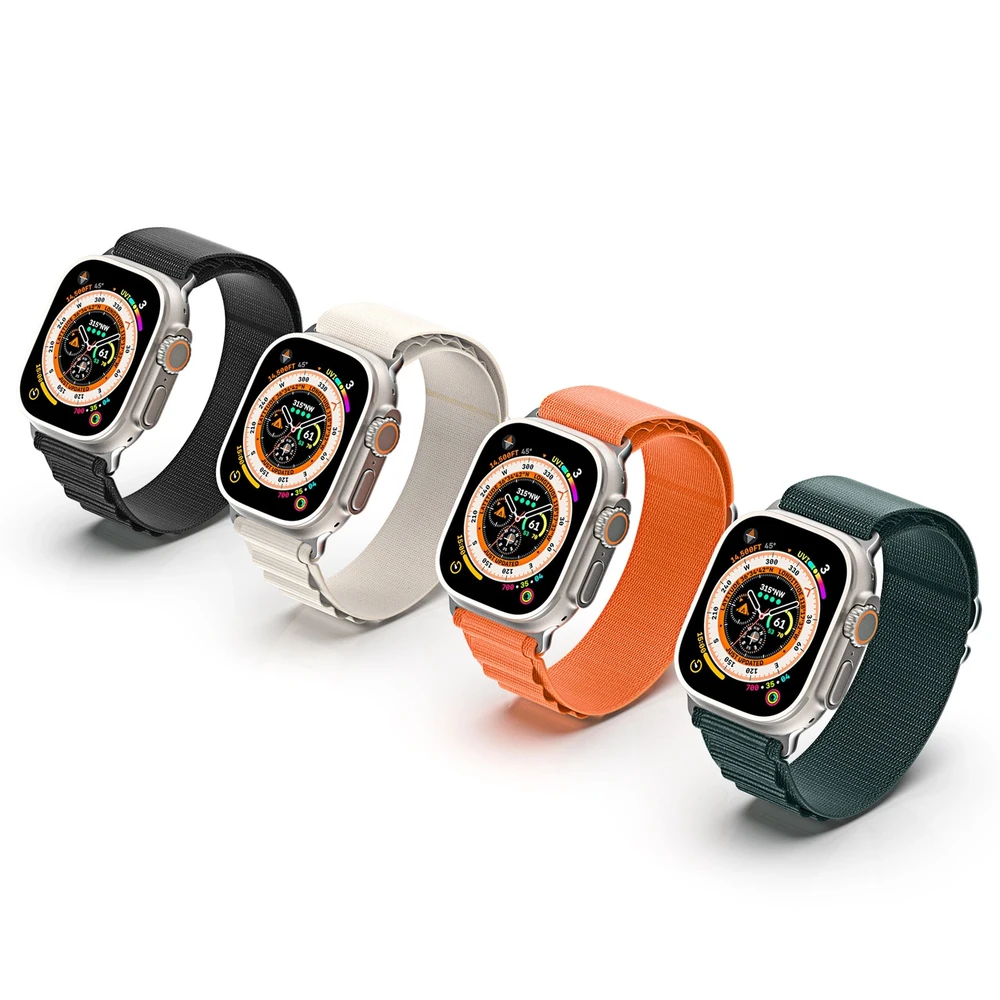 Sport apyrankė buckle for Apple Watch 9 / 8 / 7 / 6 / SE / 5 / 4 / 3 / 2 / 1 (41, 40, 38 mm) Dux Ducis Apyrankė GS Version - žalios spalvos