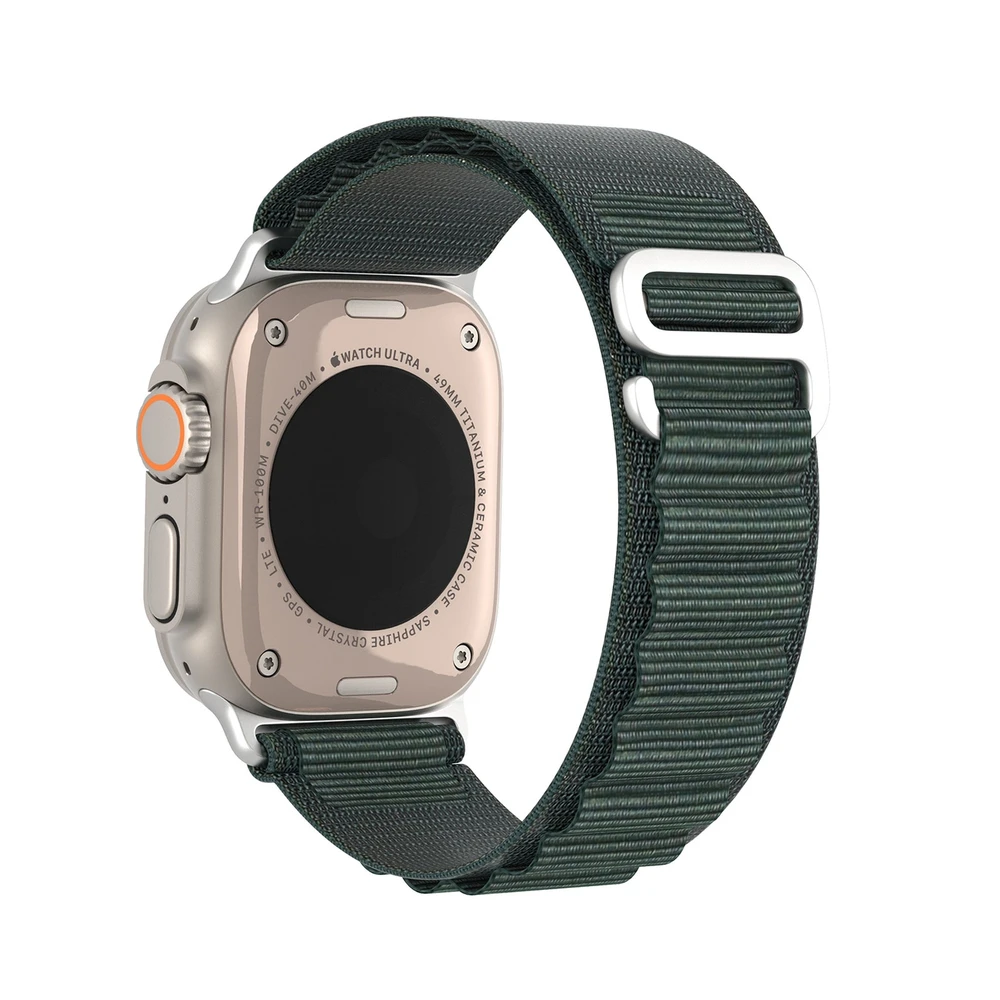 Sport apyrankė buckle for Apple Watch 9 / 8 / 7 / 6 / SE / 5 / 4 / 3 / 2 / 1 (41, 40, 38 mm) Dux Ducis Apyrankė GS Version - žalios spalvos