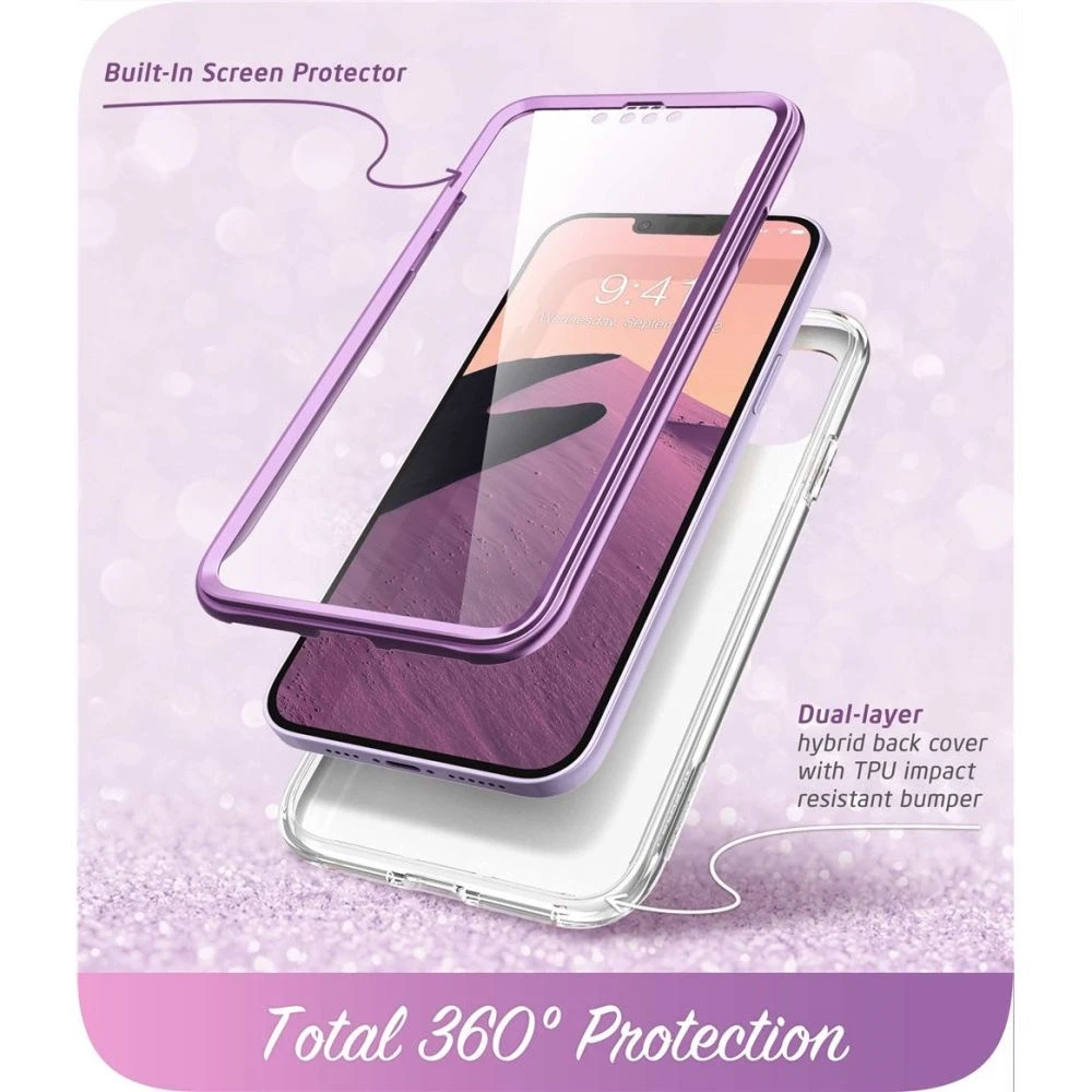 Supcase SupCOSMO Apple iPhone 14 Plus dėklas telefonui violetinės spalvos
