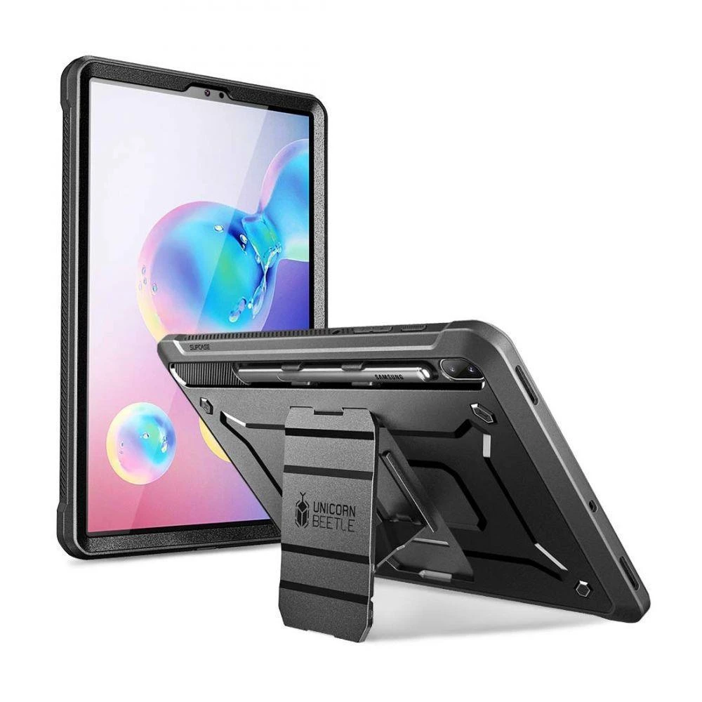Dėklas planšetinis kompiuteris Supcase Dėklas Supcase Unicorn Beetle Pro do Galaxy Tab S6 10.5 T860/T865 Juodas