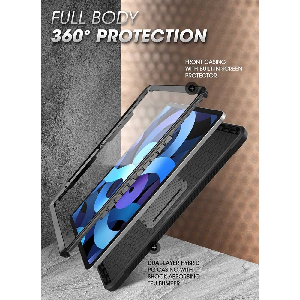 Supcase Unicorn Beetle Pro Apple iPad 10.9'' 2022 dėklas – juodos spalvos