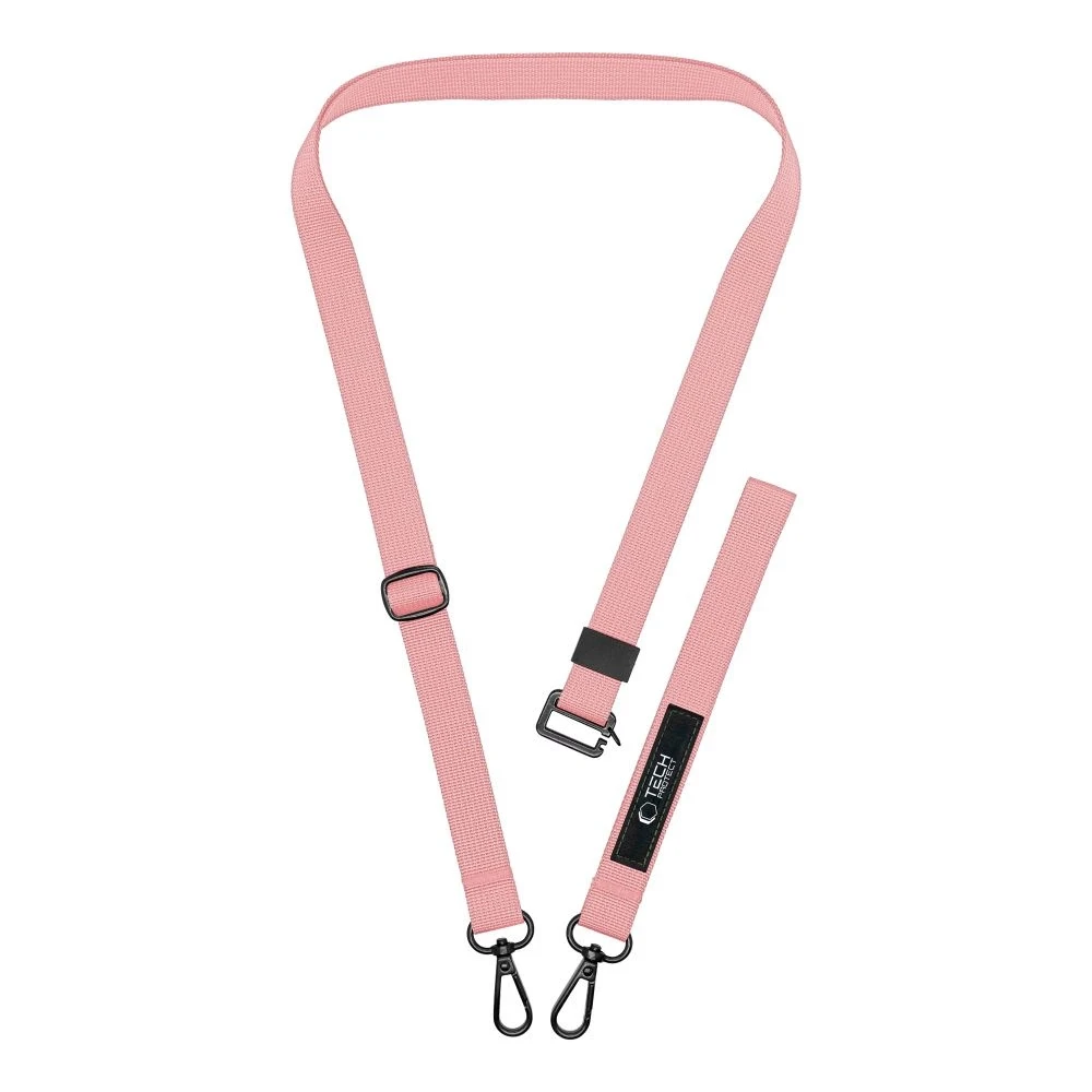 Tech-Protect C65 Rope Crossbody Leash - Rožinė