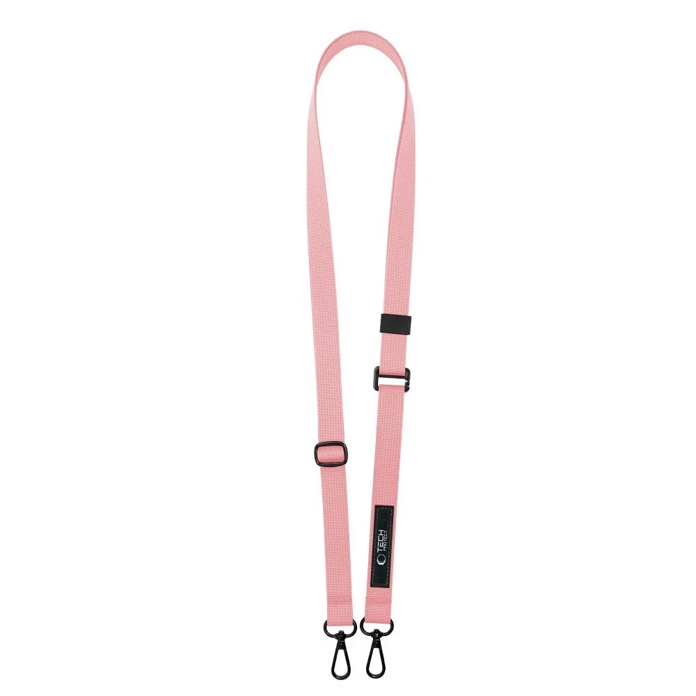 Tech-Protect C65 Rope Crossbody Leash - Rožinė