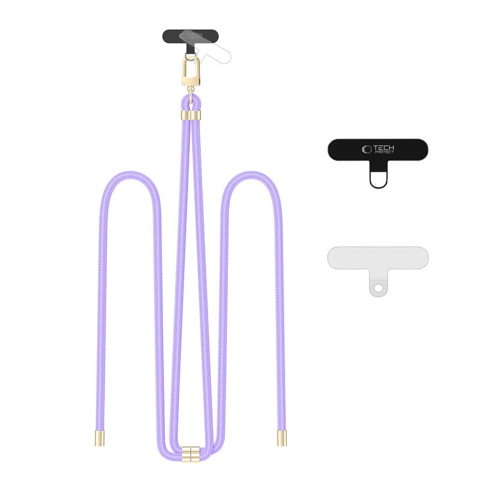 Tech-Protect C7S Rope Crossbody Strap Leash - Violetinė