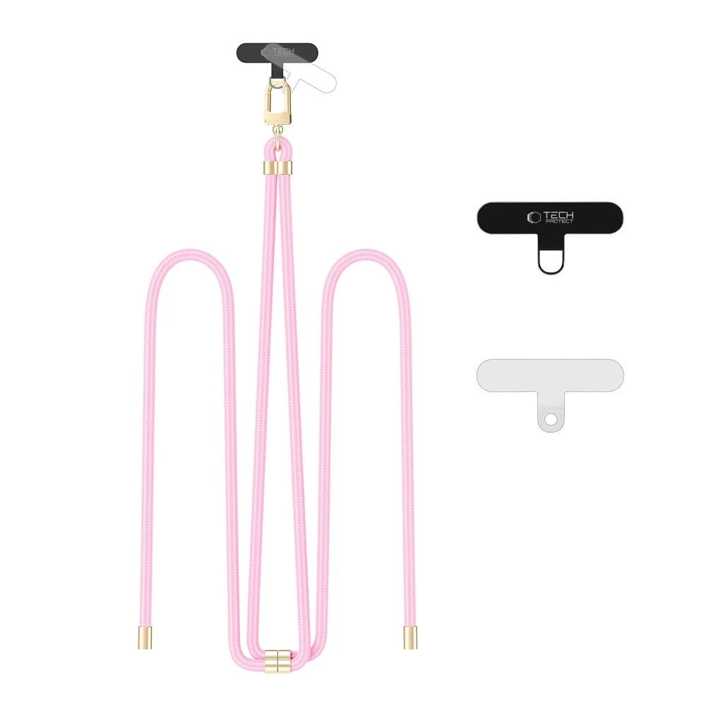 Tech-Protect C7S Rope Crossbody Strap Leash - Rožinė