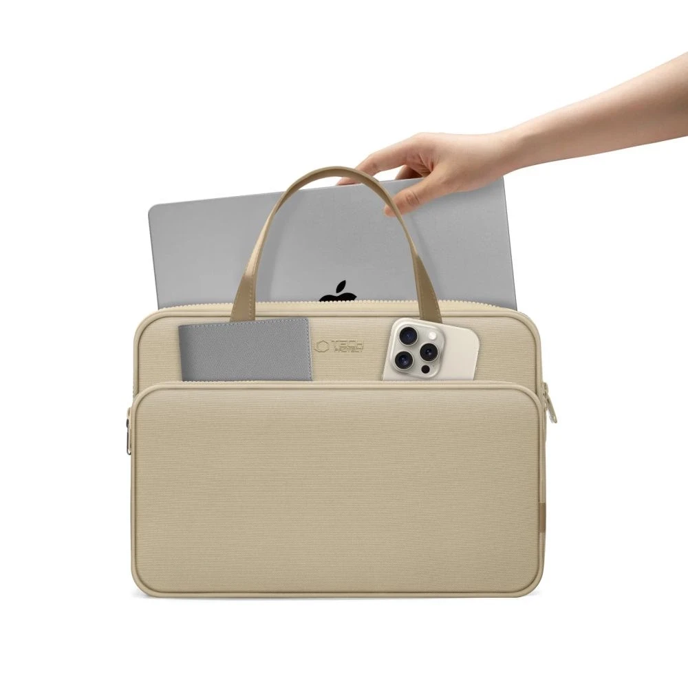 Tech-Protect Carrying Bag for 13-14" Nešiojamas kompiuteris - rusvai gelsvas