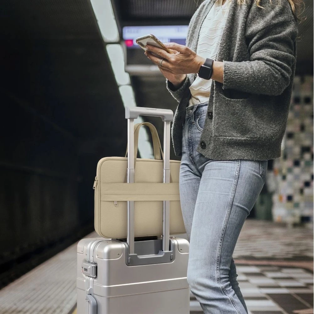Tech-Protect Carrying Bag for 13-14" Nešiojamas kompiuteris - rusvai gelsvas