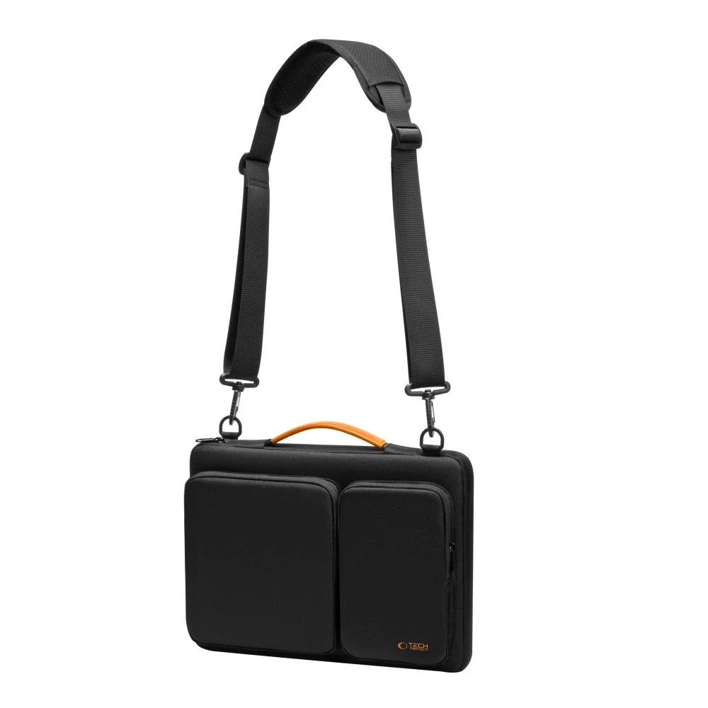 Tech-Protect Defender Bag for Nešiojamas kompiuteris 13-14 - Juodas and Oranžinis