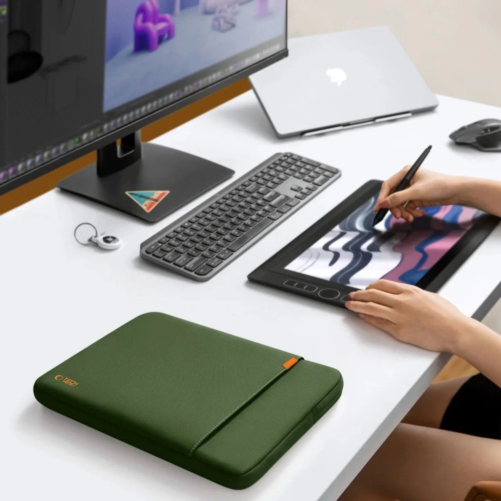 Tech-Protect Defender Nešiojamas kompiuteris Bag 15-16 - Žalias
