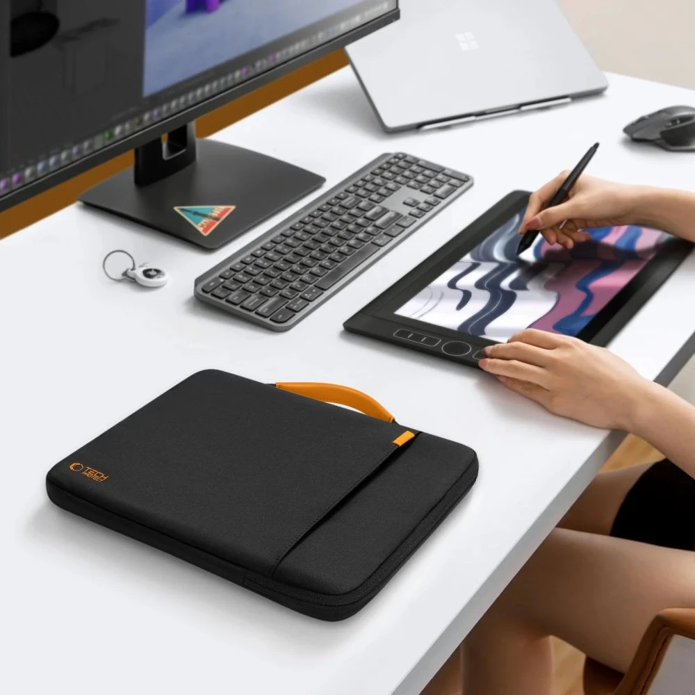 Tech-Protect Defender RS Nešiojamas kompiuteris Bag 15-16 - Juodas