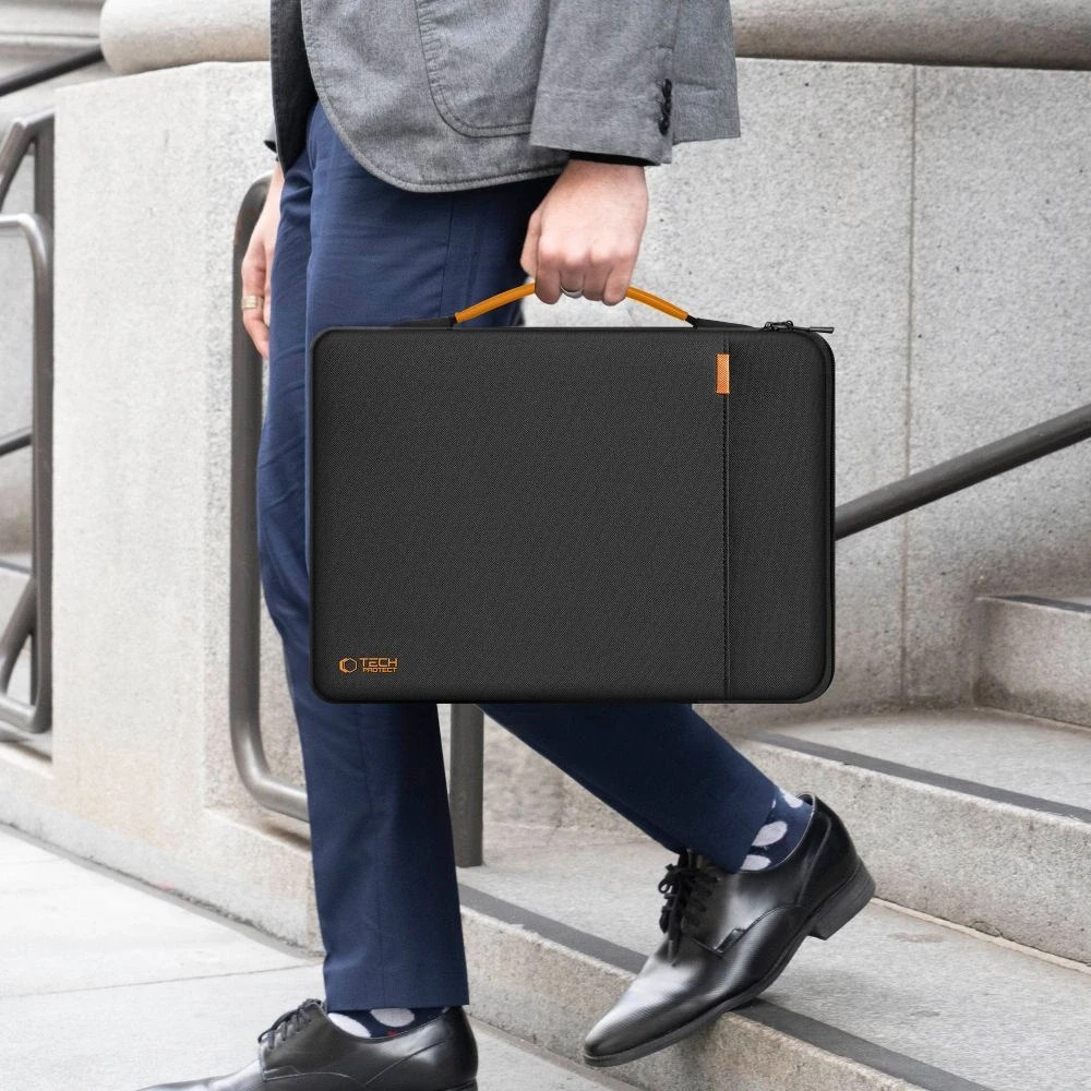Tech-Protect Defender RS Nešiojamas kompiuteris Bag 15-16 - Juodas