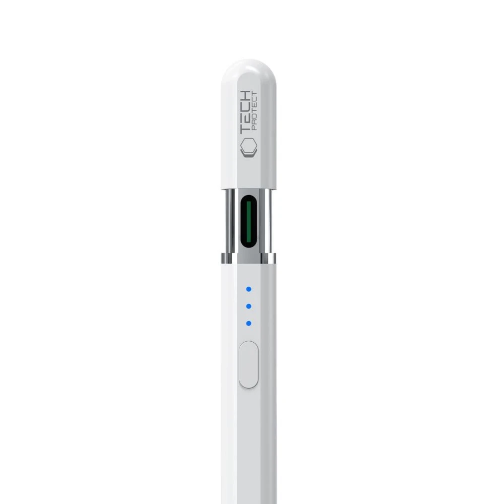 Tech-Protect Digital Magnetic Stylus Pen 3 Magnetic Apple iPad Planšetė – Baltas
