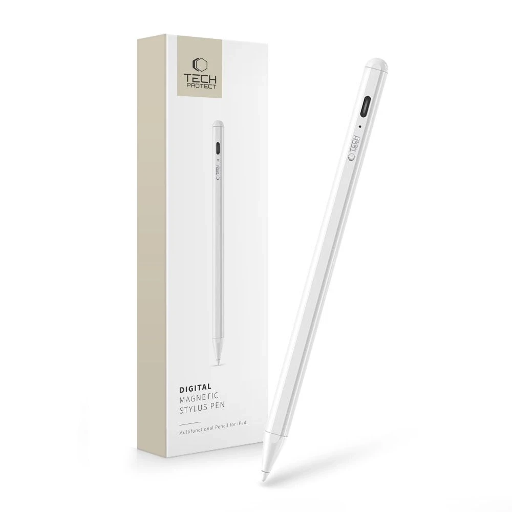 „Tech-Protect“ skaitmeninis magnetinis rašiklis, skirtas „iPad“ – baltos spalvos