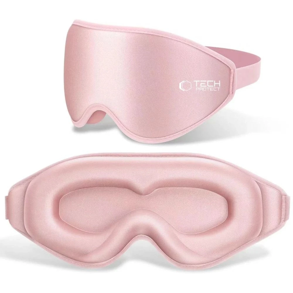 Tech-Protect EyeShade miego akiniai rožinės spalvos
