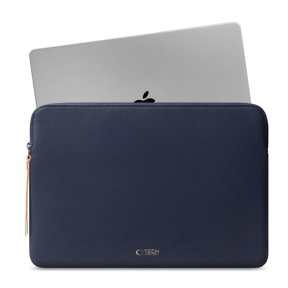 Tech-Protect Fleece Nešiojamas kompiuteris Bag 15-16 - Navy Mėlyna