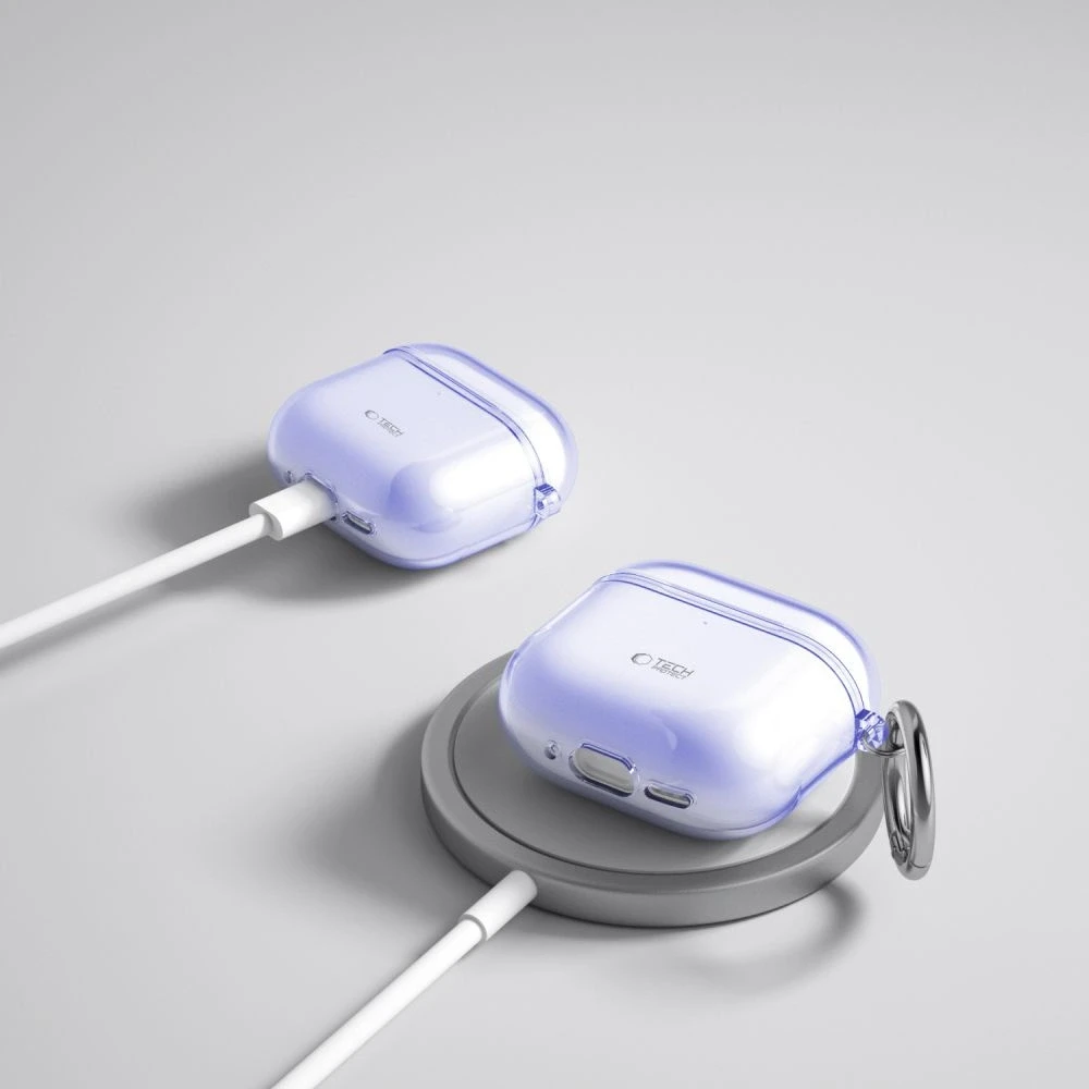 Dėklas Tech-Protect FlexAir Apple AirPods 4 – violetinės spalvos