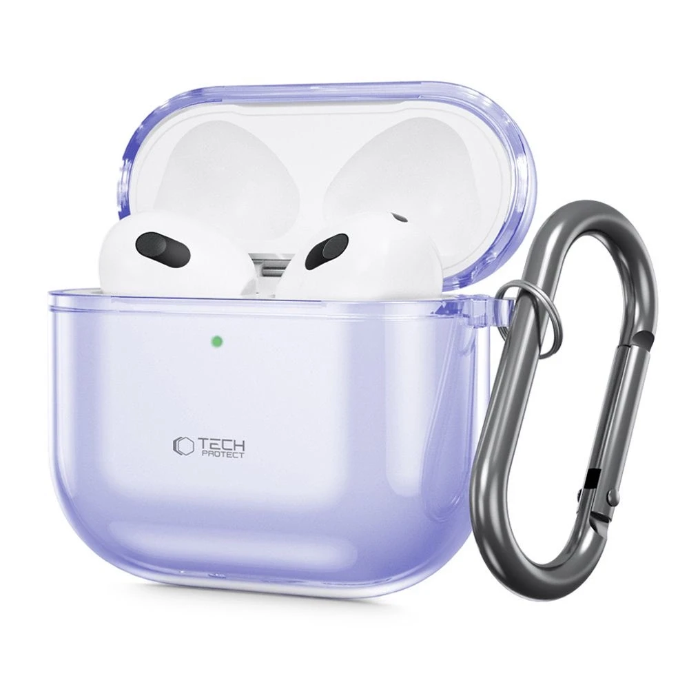 Dėklas Tech-Protect FlexAir Apple AirPods 4 – violetinės spalvos
