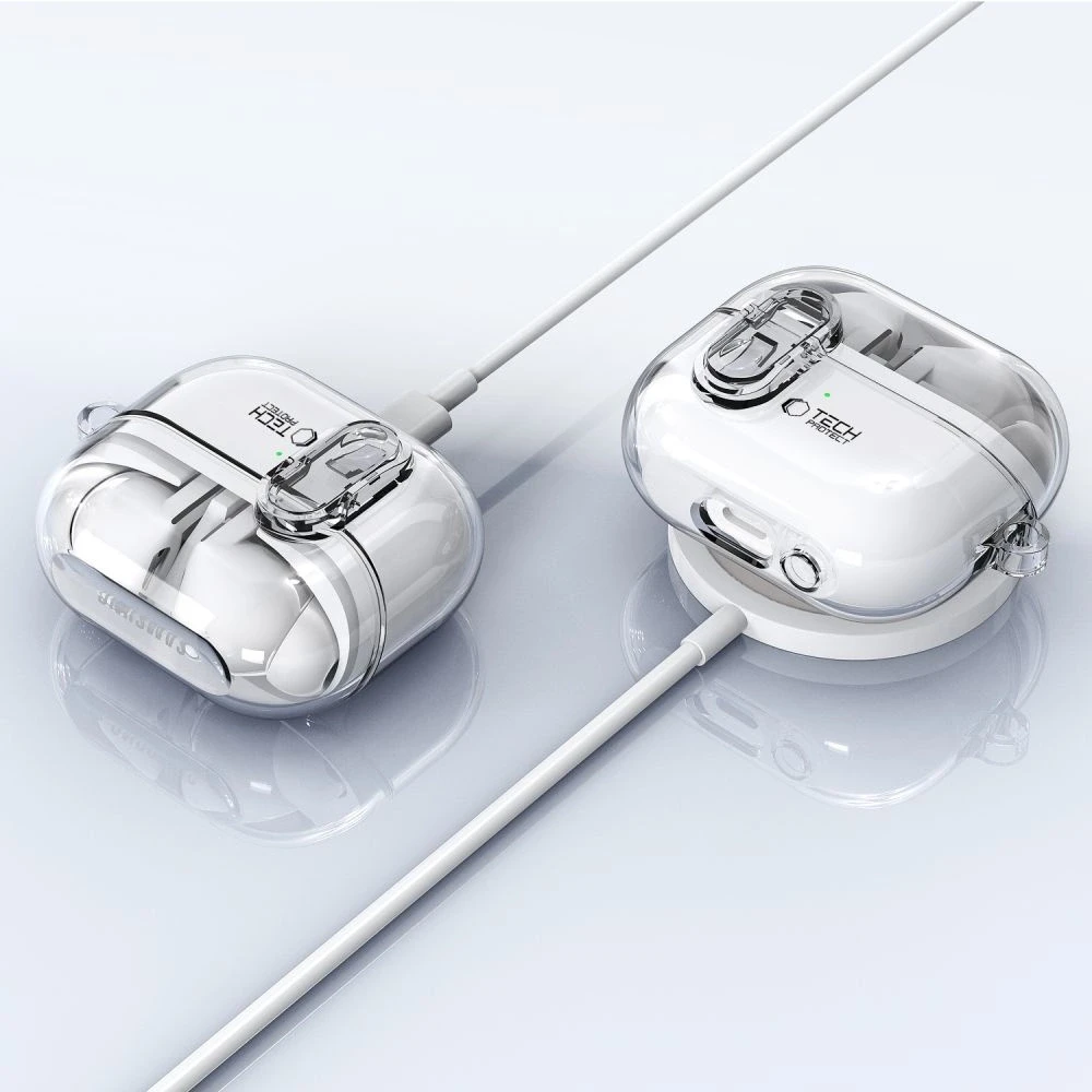 Dėklas TECH-PROTECT FLEXAIR Samsung GALAXY BUDS 3 / 3 PRO skaidrus