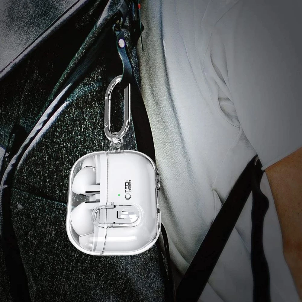 Dėklas TECH-PROTECT FLEXAIR Samsung GALAXY BUDS 3 / 3 PRO skaidrus