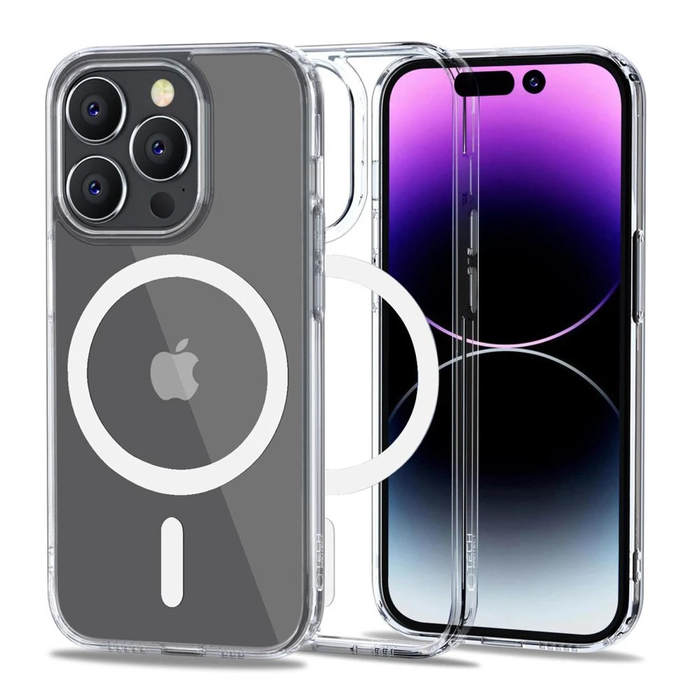 Tech-Protect FlexAir Hybrid MagSafe Apple iPhone 14 Pro Max – dėklas telefonui skaidrus