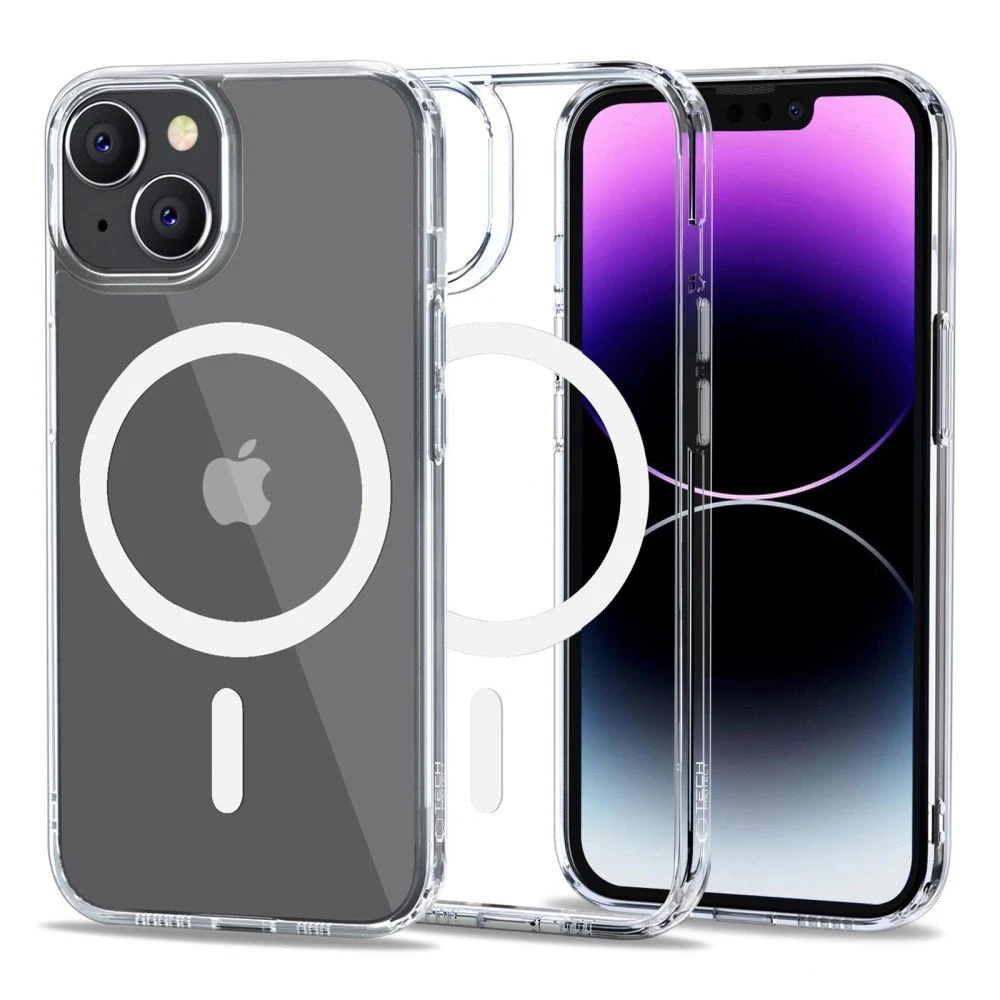 Tech-Protect FlexAir Hybrid MagSafe Apple iPhone 14 – dėklas telefonui skaidrus