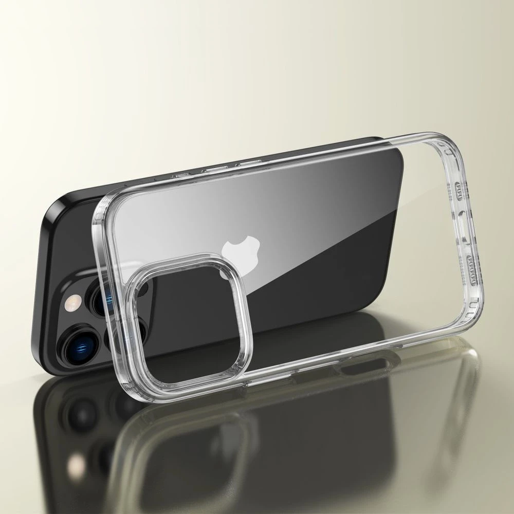 Apple iPhone 16 Pro Tech-Protect Flexair Hybrid Clear dėklas telefonui skaidrus
