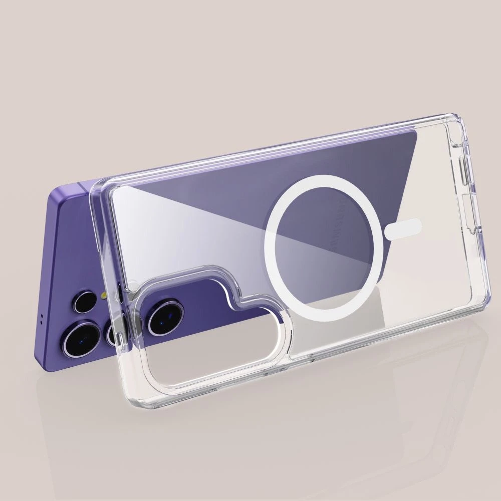 Dėklas Tech-Protect Flexair Hybrid Magsafe do Galaxy S25 Ultra permatomos