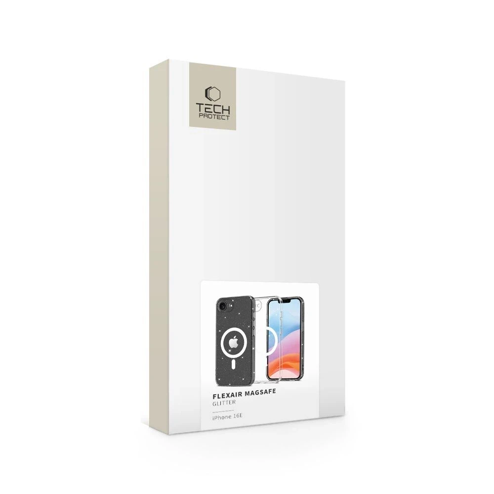 „Tech-Protect FlexAir“ dėklas, skirtas „iPhone 16e / 17e“ – skaidrus