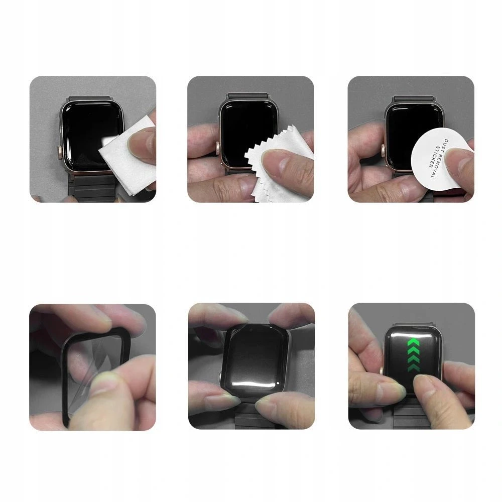 Tech-Protect Glass Flex+ 2-pack hibridinis stiklas Garmin Venu 3S – juodos spalvos