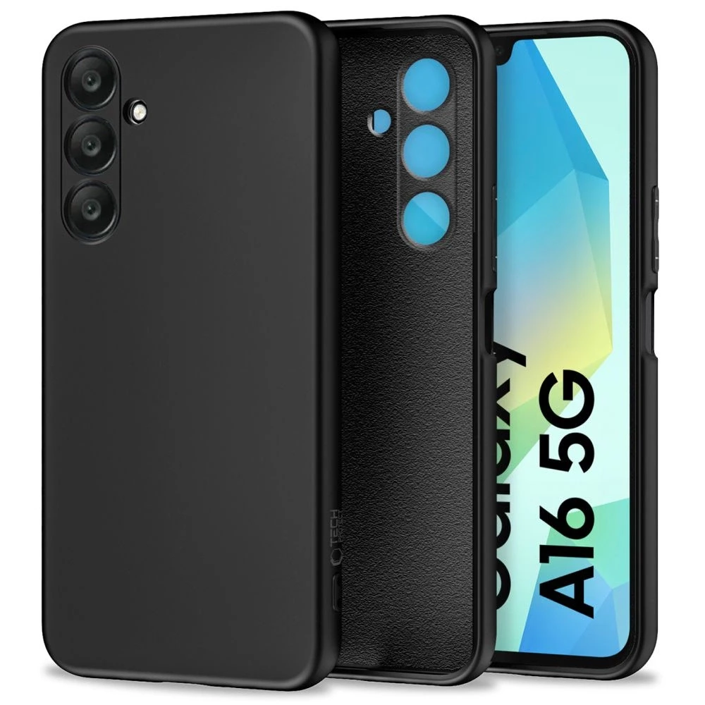 Samsung Galaxy A16 Tech-Protect Icon dėklas telefonui juodos spalvos