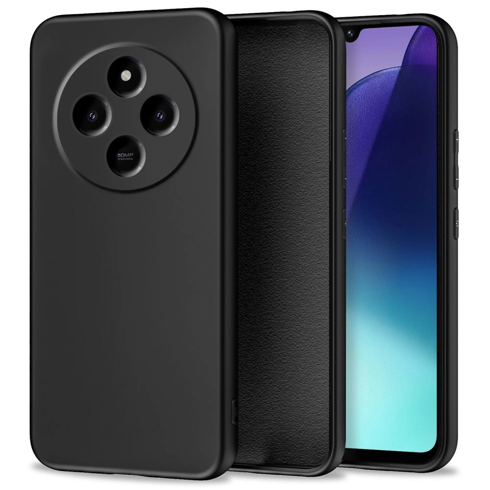 Tech-Protect Icon dėklas skirtas Xiaomi Redmi 14C / POCO C75 - juodos spalvos