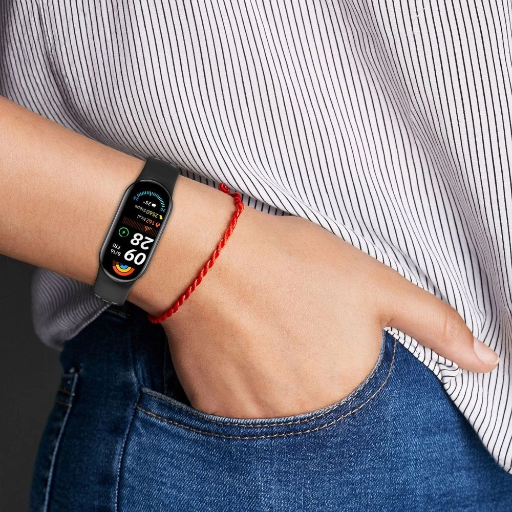 Tech-Protect apyrankė IconBand Air Xiaomi Smart Band 8 / 9 / 10 / NFC juodos spalvos/pilkos spalvos