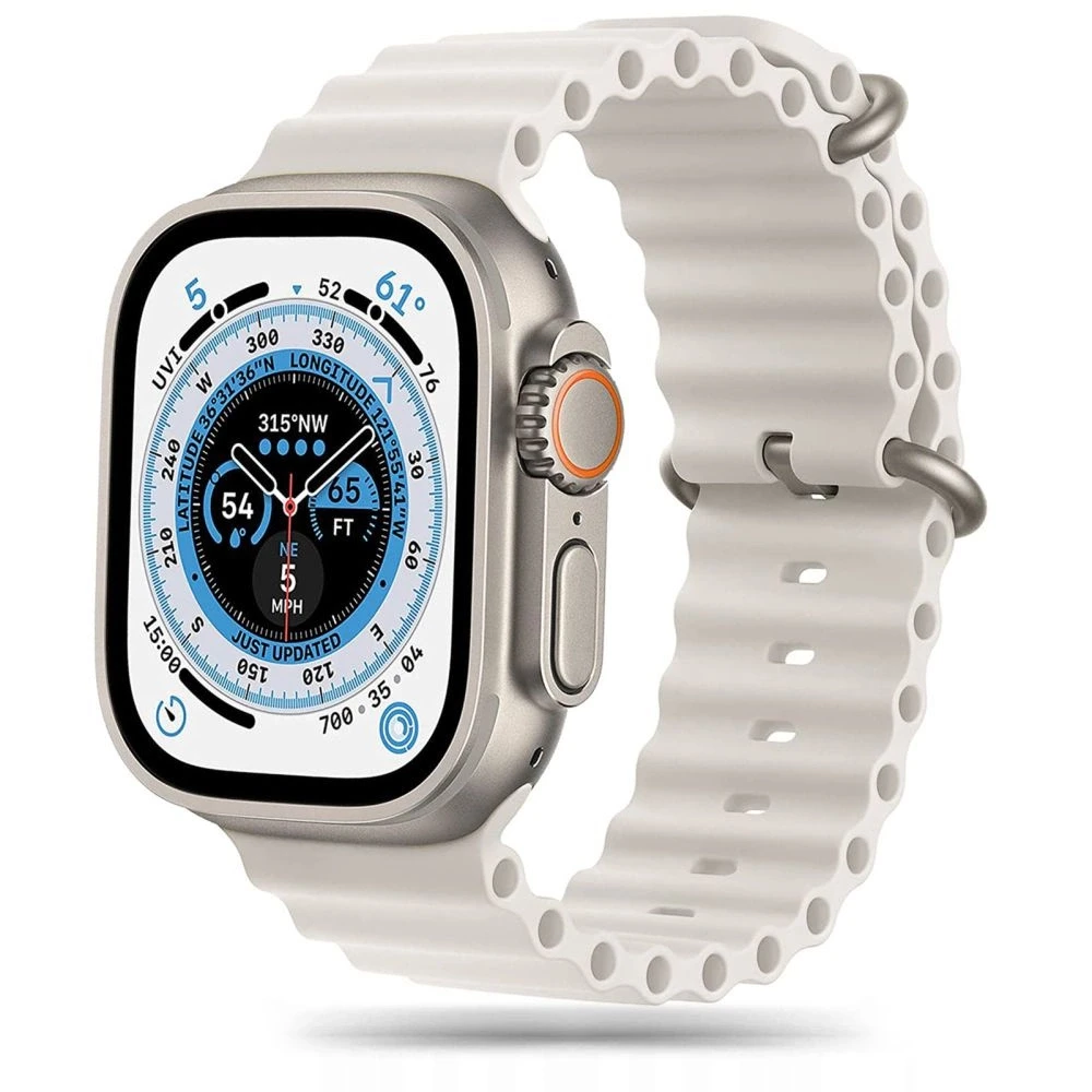 Tech Protect Išmaniojo laikrodžio Apple 7/8 dirželis, Smėlinės spalvos, 42/44/45mm