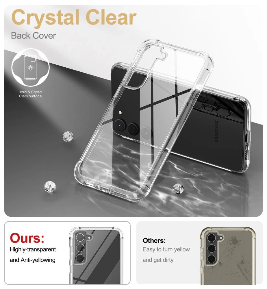Tech-Protect Kevlar Samsung Galaxy S23 Plus – dėklas telefonui skaidrus