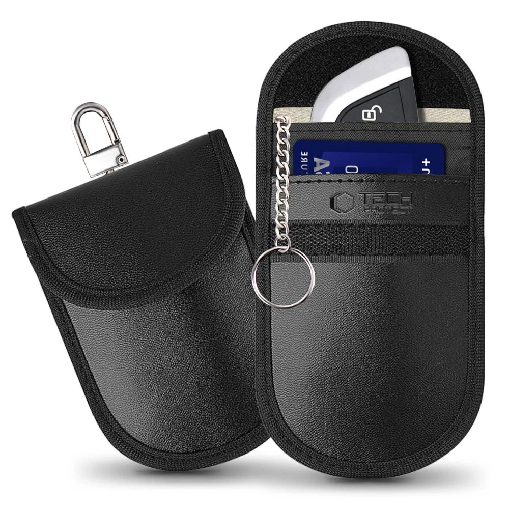 Tech-Protect KLR100 RFID Blocking Car Key - dėklas juodos spalvos
