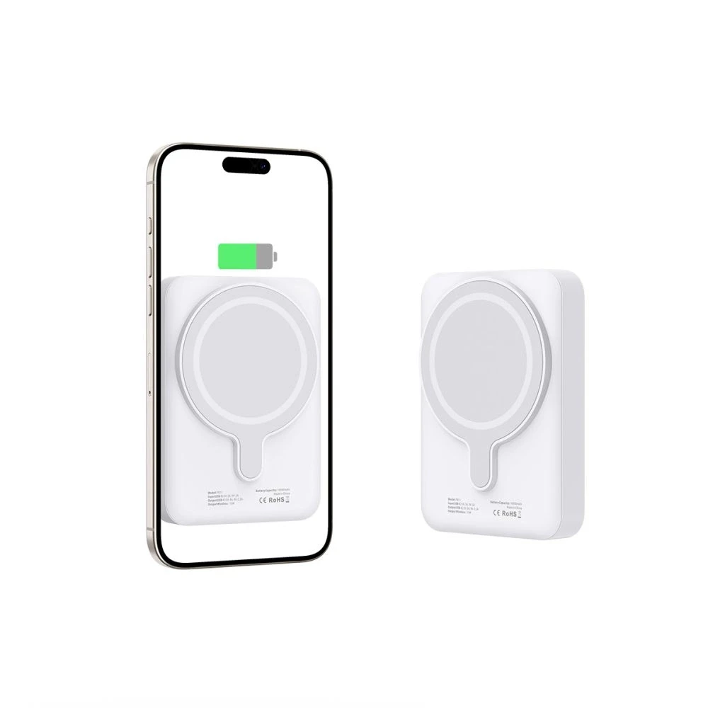 Tech-Protect PB11 LifeMag MagSafe powerbank 10000MAH baltos spalvos