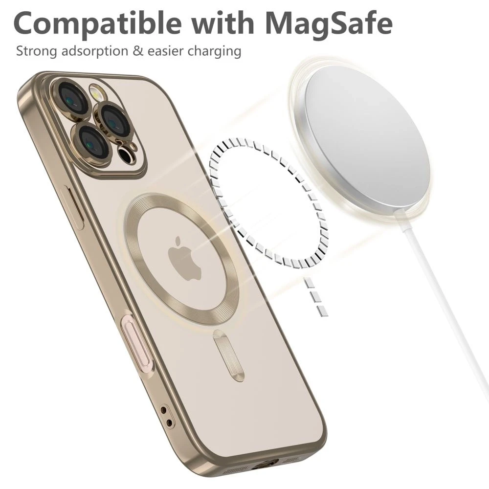 Dėklas Apple iPhone 16 Pro Max Tech-Protect MagFlex MagSafe Shinny Desert
