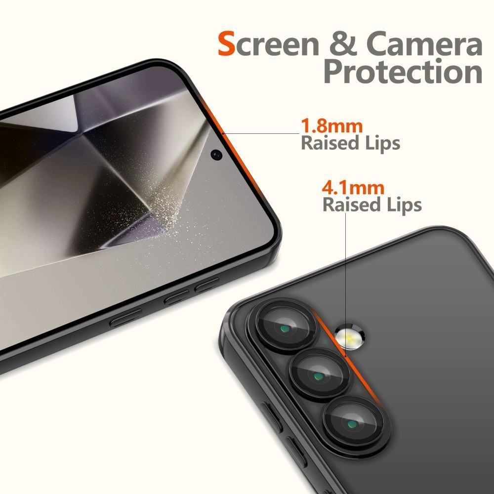 Tech-Protect MagFlex MagSafe Dėklas skirtas Samsung Galaxy A26 5G – skaidrus juodos spalvos