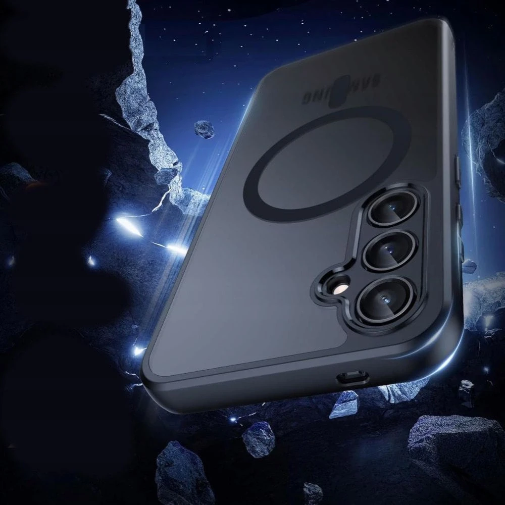 „Tech-Protect MagMat MagSafe“ dėklas, skirtas „Motorola Edge 60 Pro“ – matinis juodas