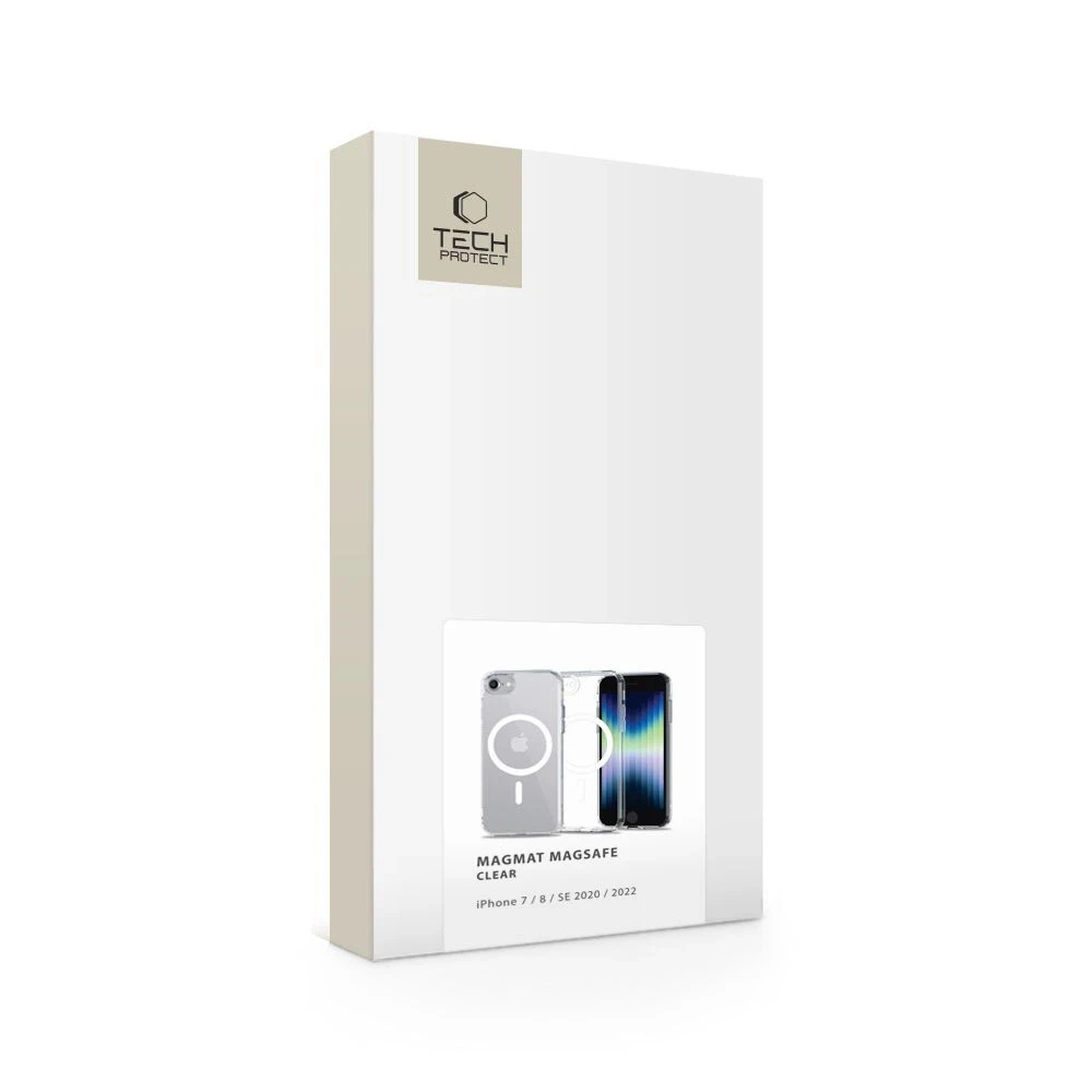 Dėklas TECH-PROTECT MAGMAT MAGSAFE IPHONE 7/8/SE 2020/2022 CLEAR