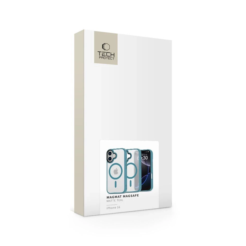 Dėklas Apple iPhone 16 Tech-Protect Magmat MagSafe Matte Teal