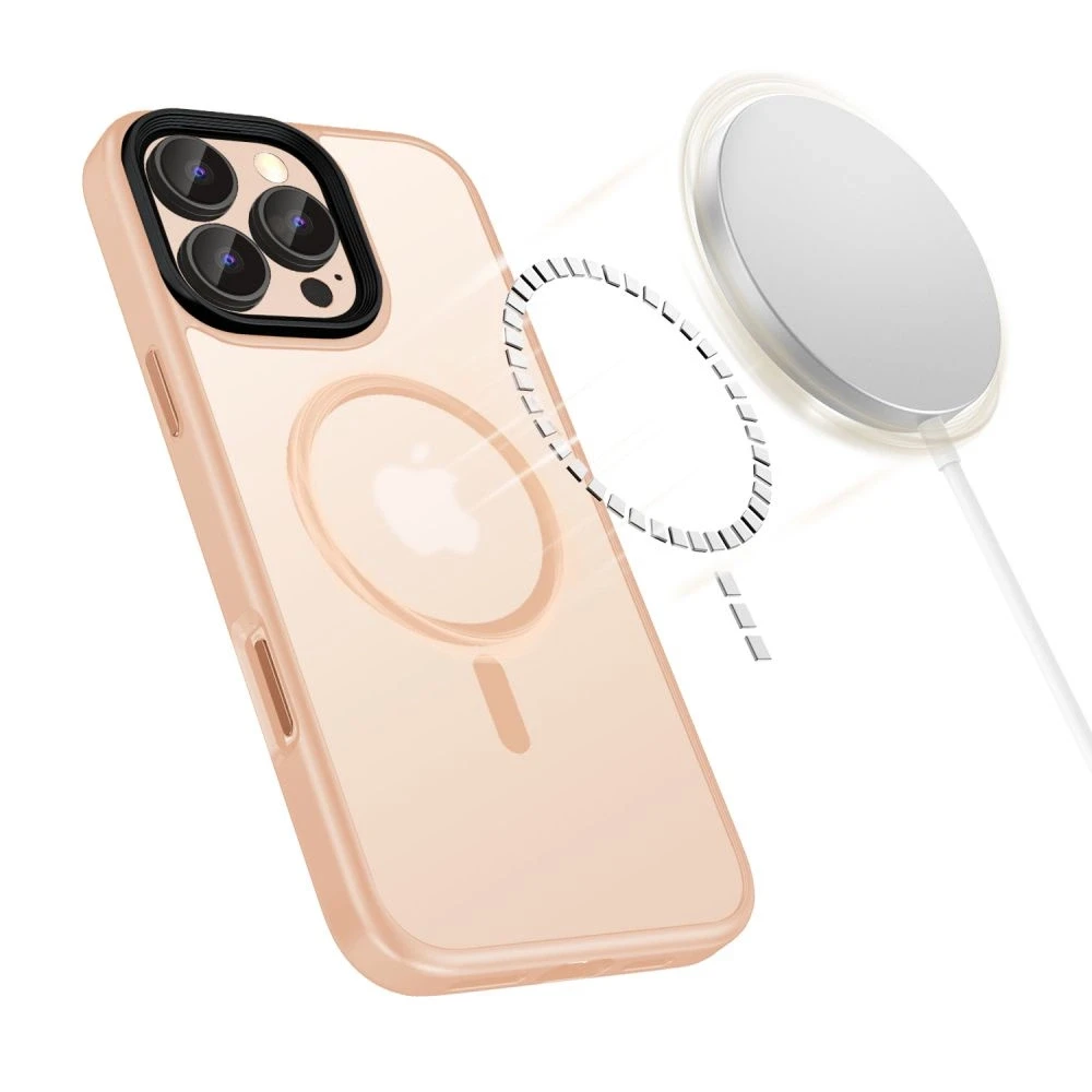 Tech-Protect MagMat MagSafe Apple iPhone 16 Pro Max – dėklas telefonui rožinės spalvos