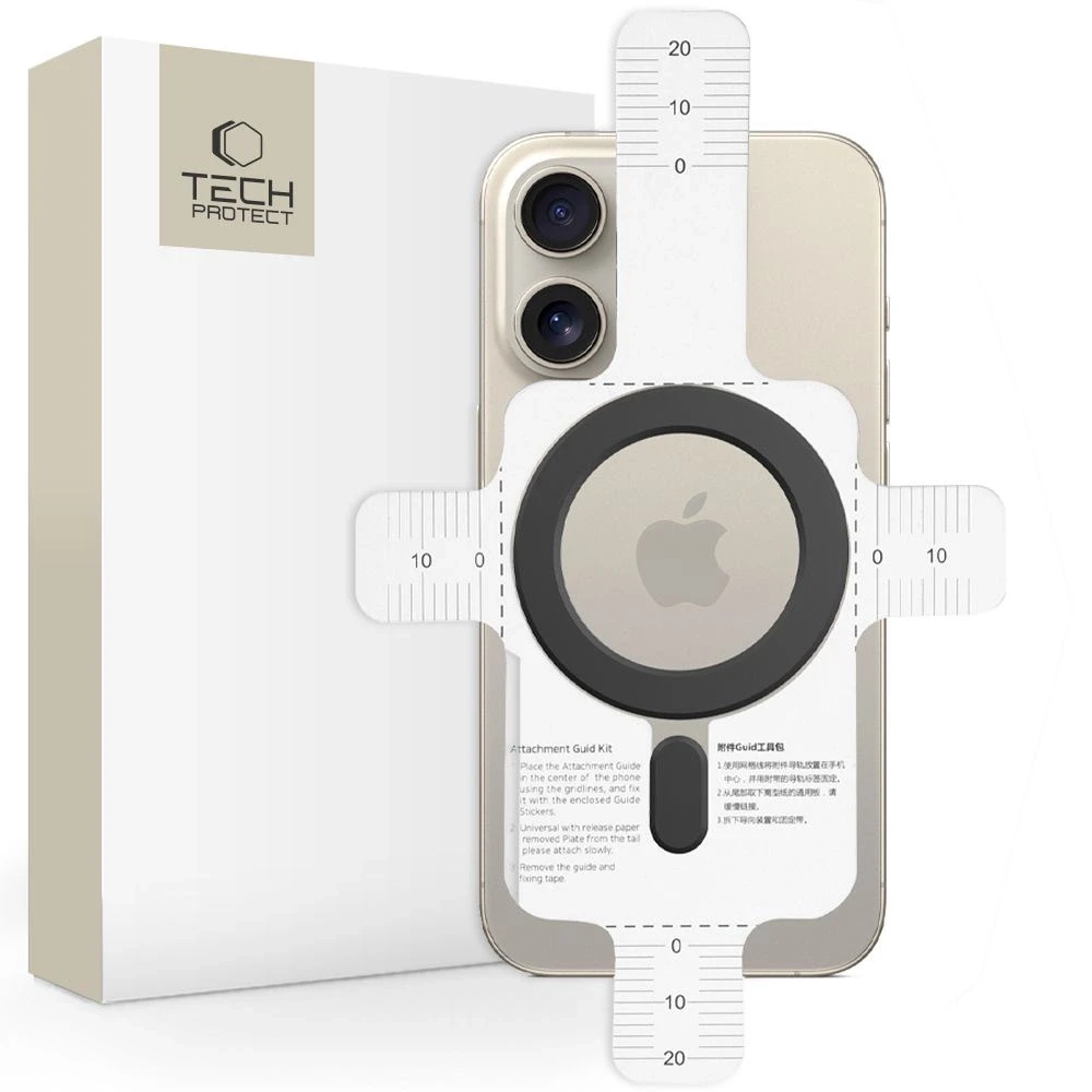 Tech-Protect MagMat MagSafe magnetic ring universal – dėklas telefonui juodos spalvos
