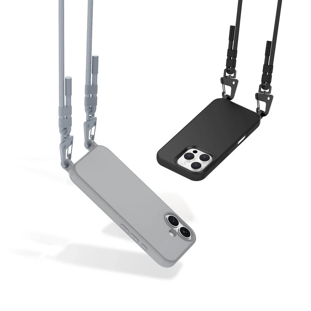 Apple iPhone 16 Tech-Protect Magnecklace MagSafe dėklas telefonui juodos spalvos