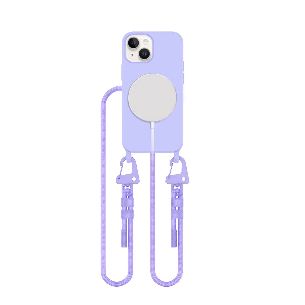 TECH-PROTECT MAGNECKLACE MagSafe Apple iPhone 13 MINI dėklas telefonui levandų spalvos
