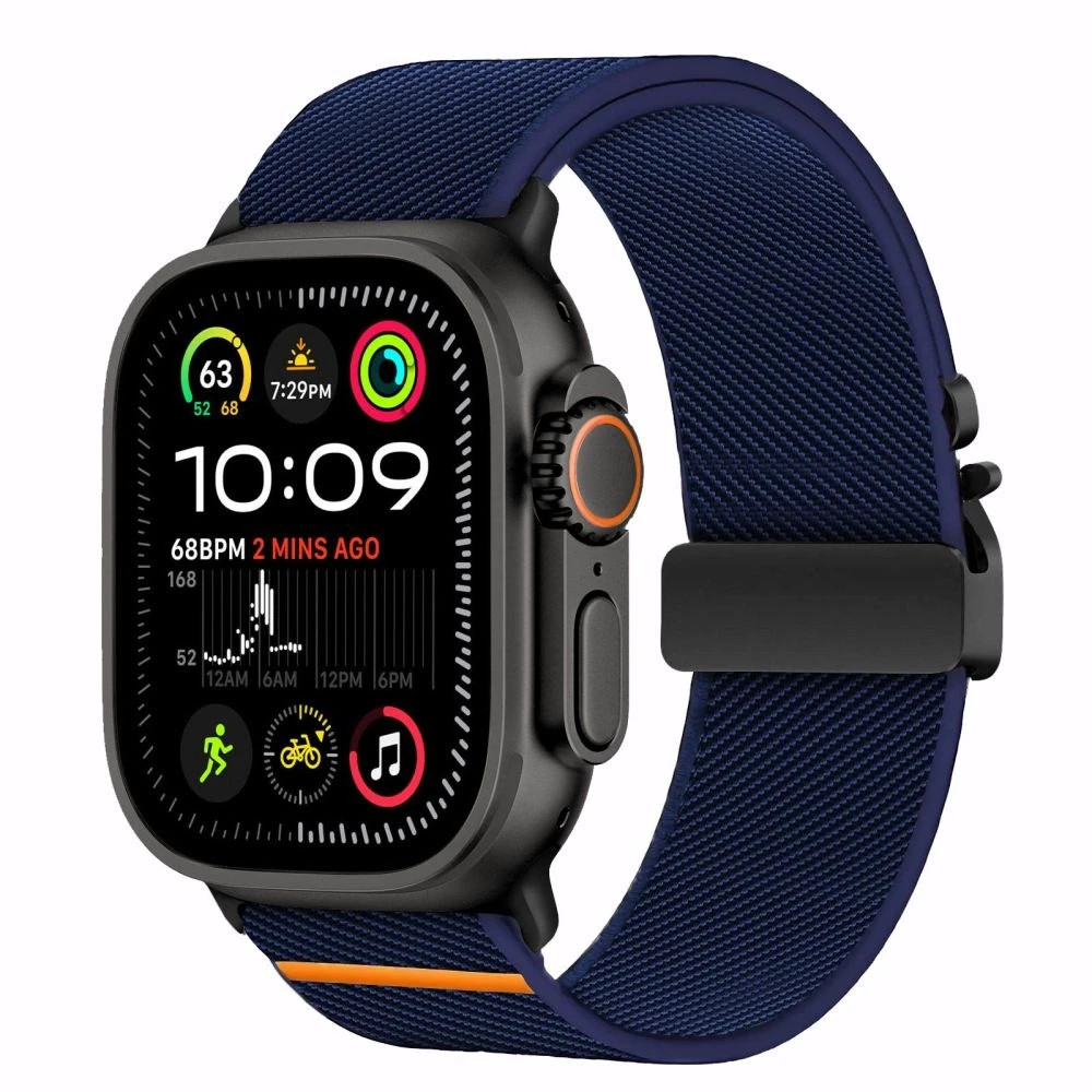 Tech-Protect Nylon apyrankė Apple Watch 44 / 45 / 46 / 49 mm – mėlynos spalvos