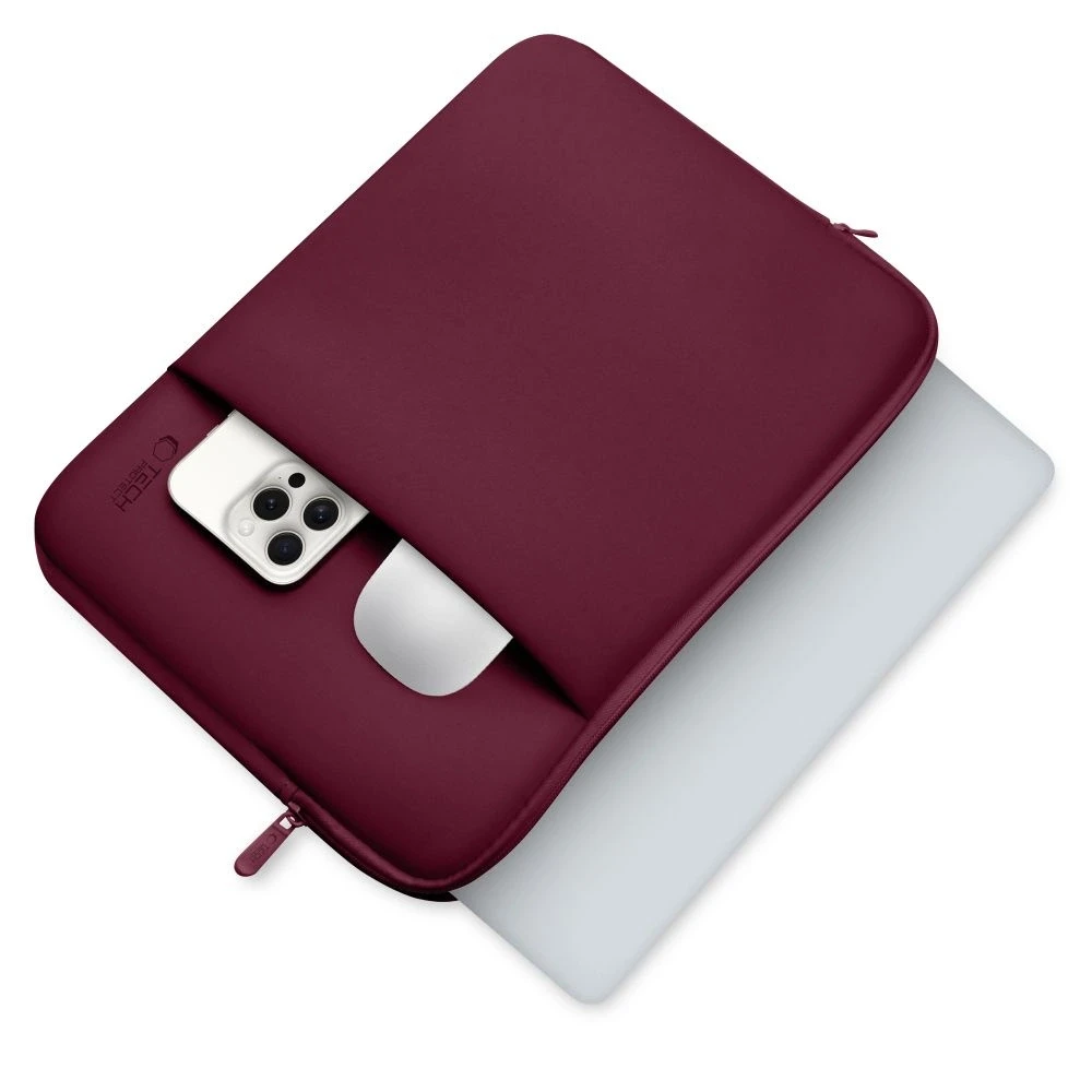 Tech-Protect Neoprene Nešiojamas kompiuteris Case 13" - Burgundy