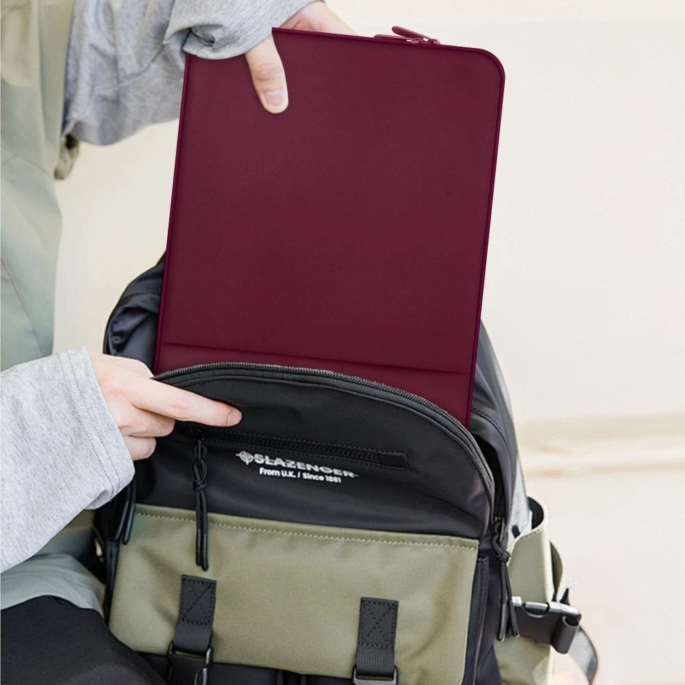 Tech-Protect Neoprene Nešiojamas kompiuteris Case 15-16" - Burgundy