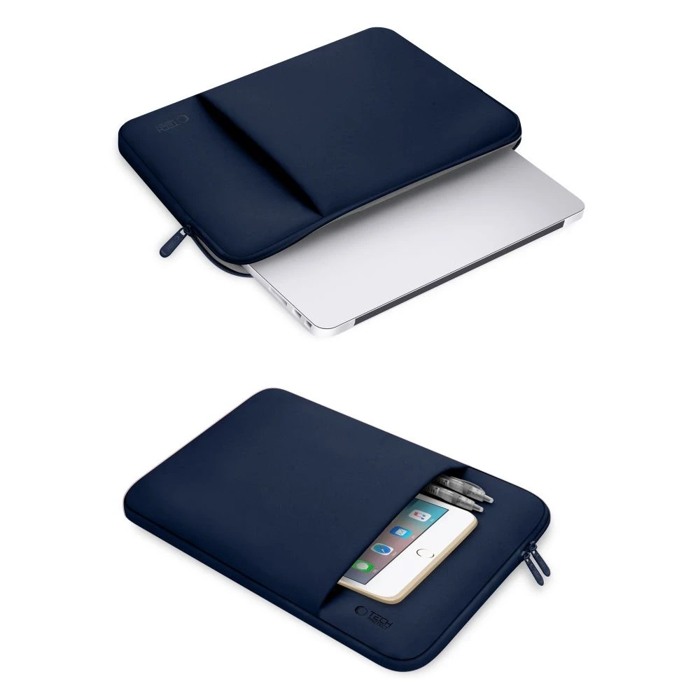 Tech-Protect Neoprene Nešiojamas kompiuteris Case 15-16" - Navy Mėlyna